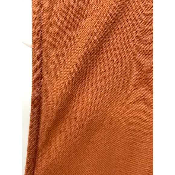 Liz Claiborne Rust Sleeveless Button Down Belted Jumpsuit Size M - Picture 6 of 8